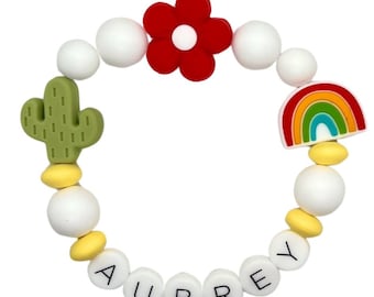 Customized Sensory Charm Chewy Bracelet