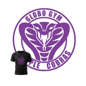Purple Cobra HTV Vinyl Transfer: Halloween Costume Iron-On