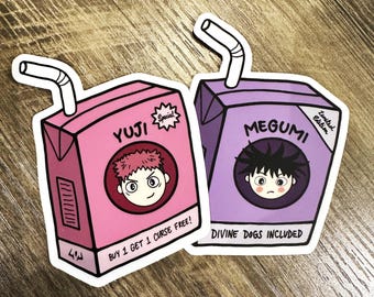 JJK Anime Stickers Manga Vinyl Laptop Decal