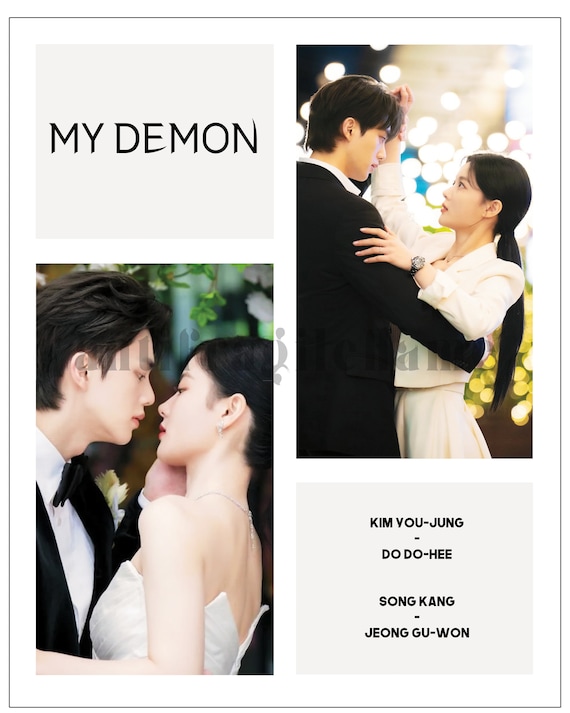My Demon K drama Poster DIGITAL DOWNLOAD Wall Art Print Etsy