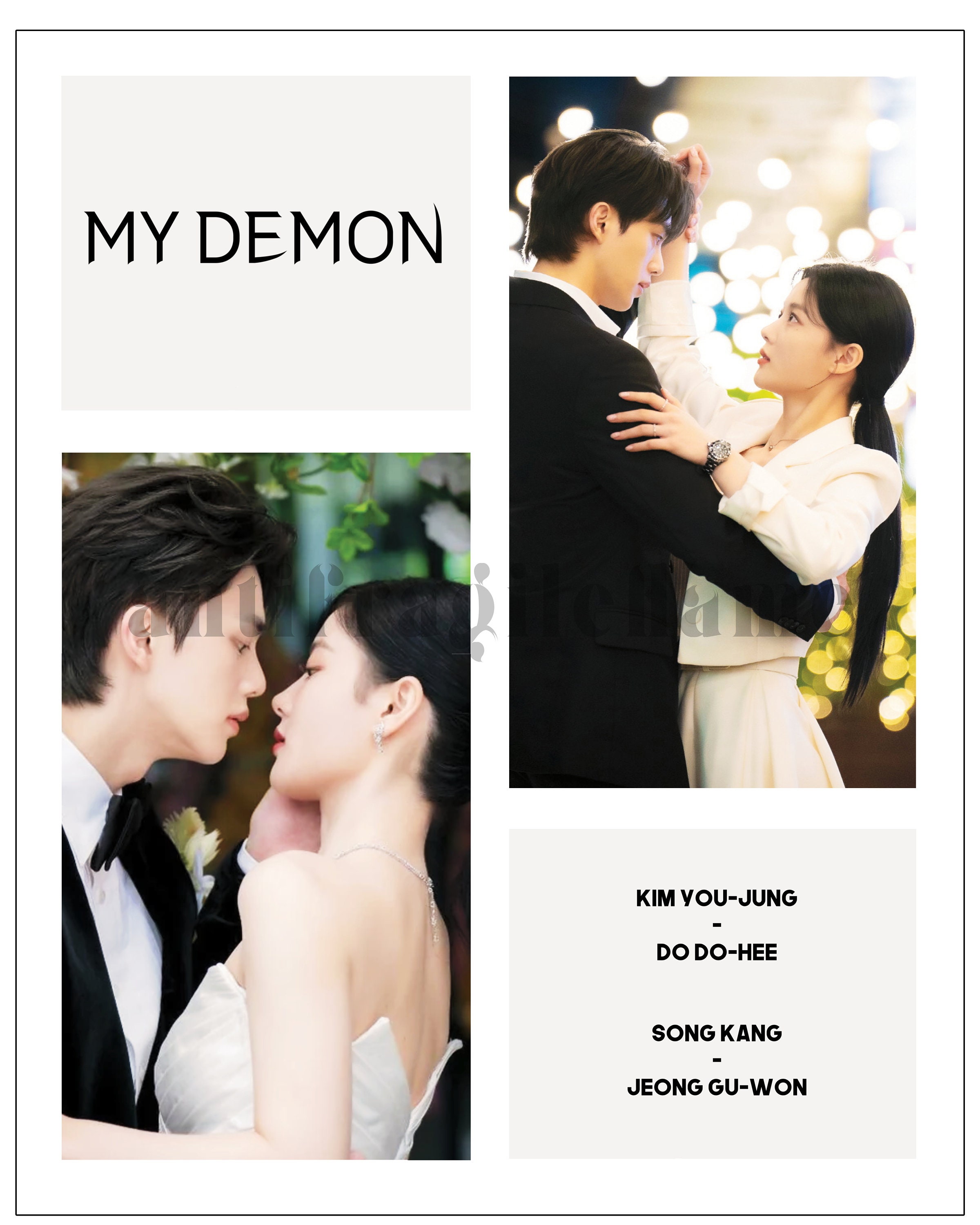 My Demon K-drama Poster — DIGITAL DOWNLOAD — Wall Art Print - Etsy