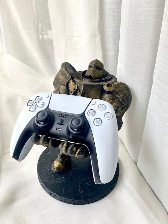 Controllerhalter personalisierbar, Controllerständer Ritter handbemalt Halter für Controller, Gaming, Spielekonsole Controller