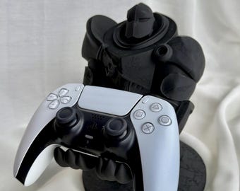 Customizable controller holder, black Ritter controller stand, holder for controllers, gaming, game console controllers