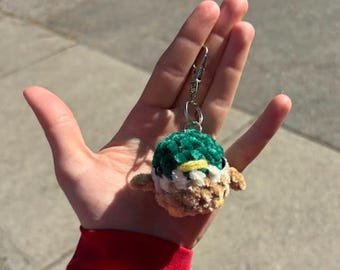Crochet Mallard Duck Keychain Pattern – Amigurumi PDF Tutorial – Cute Duck Keychain – Instant Download