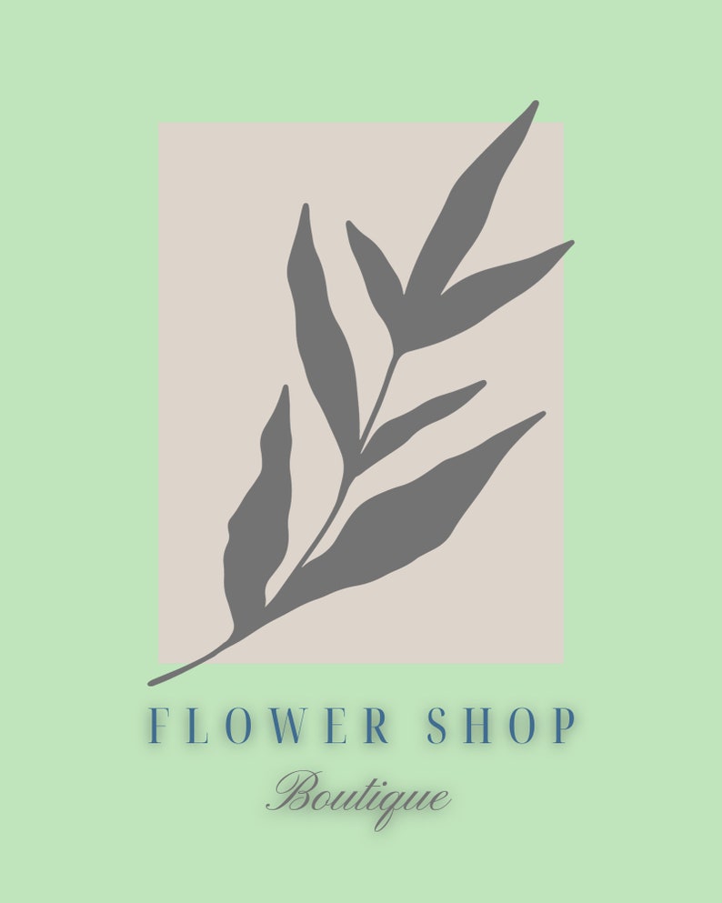 Flower Gallery Wall Decor Print Floral Minimal Art Digital Download 8 X 10 image 2