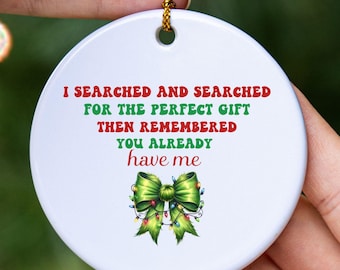 funny Christmas ornament,funny wife christmas gift,funny christmas gift for husband,funny family gift,friend gift,gift for her,gift for him