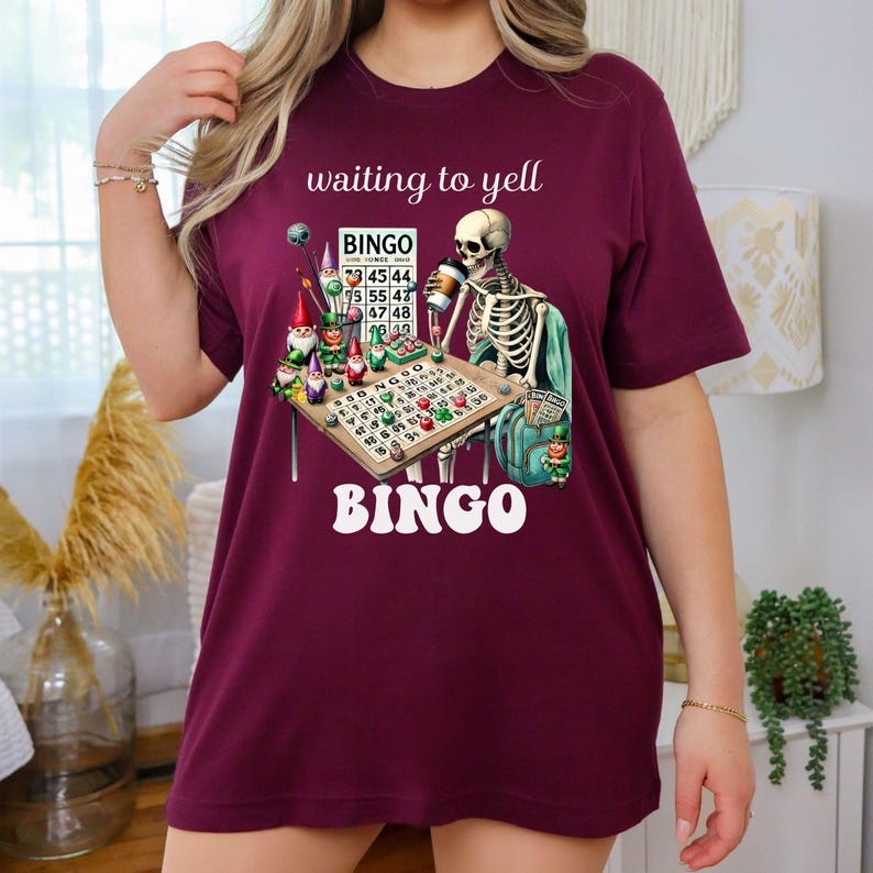 Funny Bingo T-shirt, Cute Bingo Shirt, Bingo Birthday Gift, Bingo ...