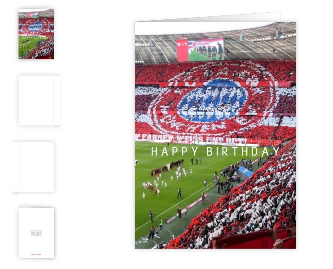Bayern Munich Happy Birthday Card Custom Name Football Etsy bayern-munich-happy-birthday-card-custom-name-football-etsy