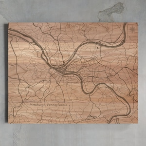 Pittsburgh City Street Map