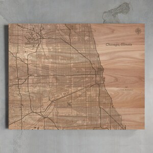 Mapa de calles de la ciudad de Chicago