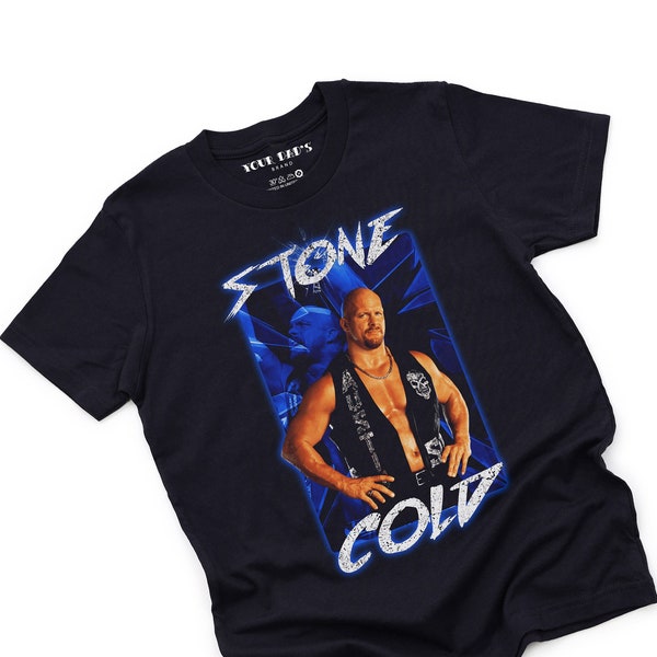 Stone Cold Steve Austin Youth Tee | Kids Wrestling Shirt