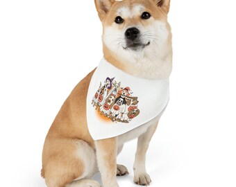 Dog Trick-or-Treat | Halloween Pet Bandana Collar
