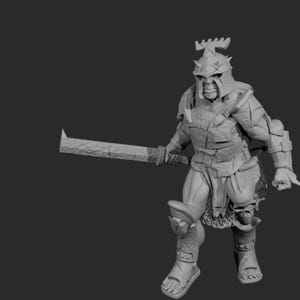 Warbreed Orc Warriors – Swords and Shields (6 models)