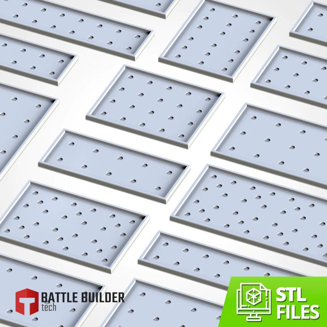 N.10 Vassoi Di Movimento , Movement Tray 32mm X5 Warhammer In - Foto 5