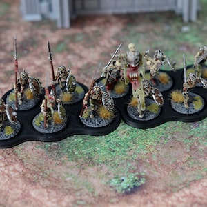 25mm Skirmish Movement Trays (Magnet Slots)