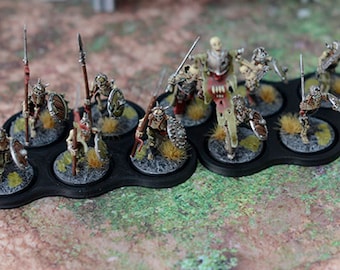 Bandejas de Movimento para Escaramuças de 25 mm (com Ranhuras para Ímãs)