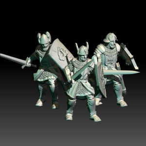 White City Warriors with Sword and Shield