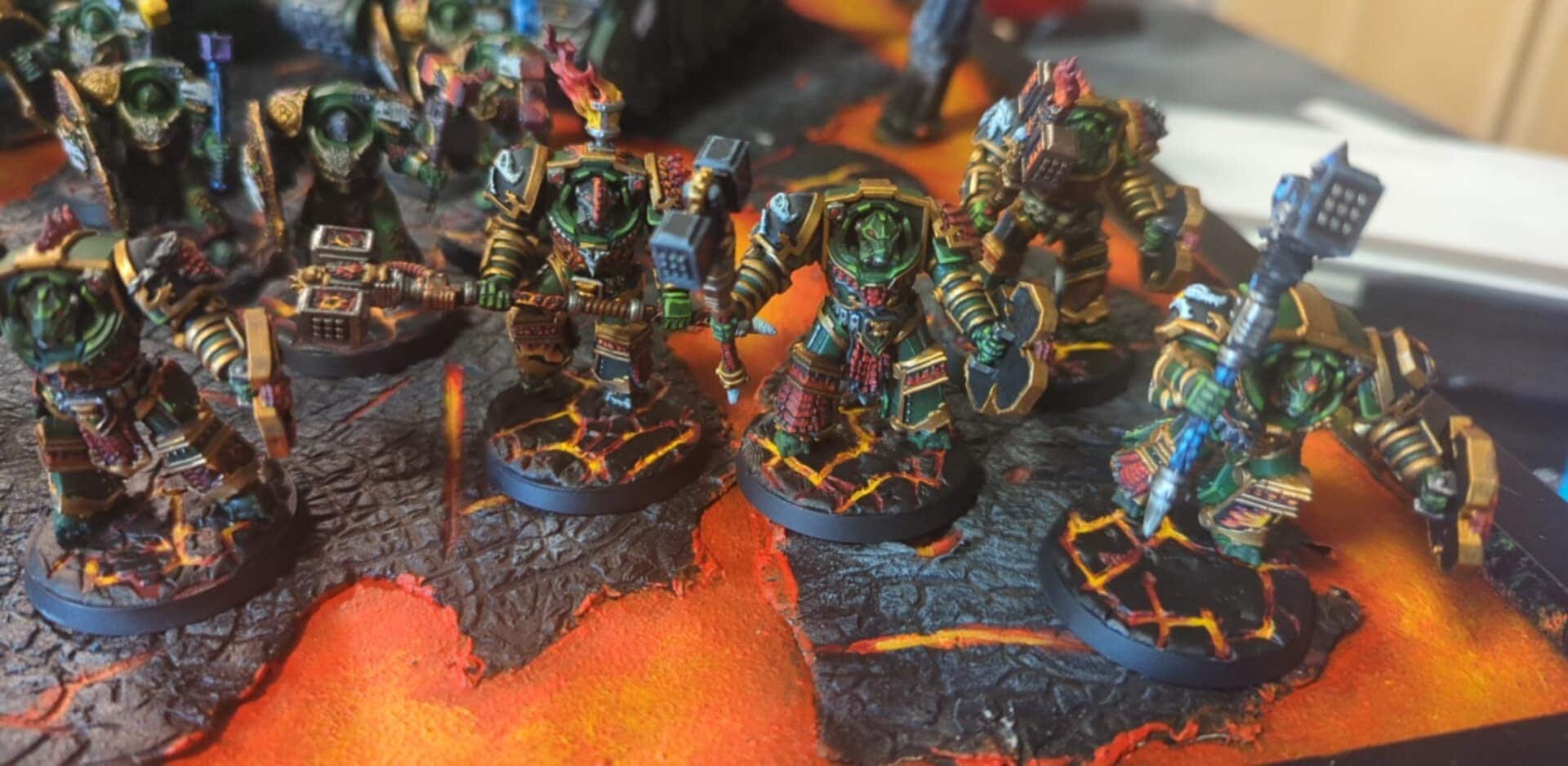 Feuereidechse - Volcano Armor Squad