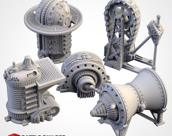 Terreno Mecânico Imperial, Jogos de Guerra de Ficção Científica, Escala 28/32 mm