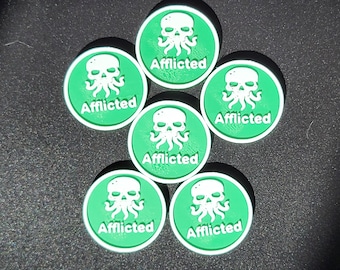 Conjunto de 6 Fichas de Aflição