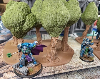 Árvores para jogos de mesa - Terreno para jogos de guerra de 32 mm/28 mm