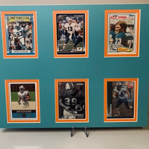 Miami Dolphins Hall of Fame Vintage NFL Sportkartensammlung