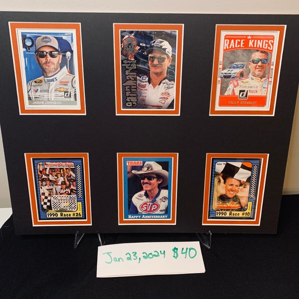 NASCAR King of Kings Sports Card Collection Special Edition Frame