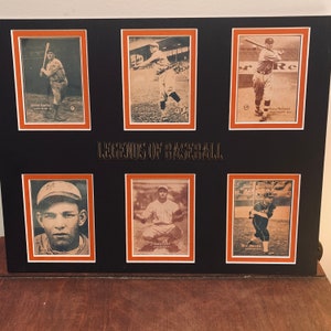 Cartes de baseball vintage de collection Legends of Baseball