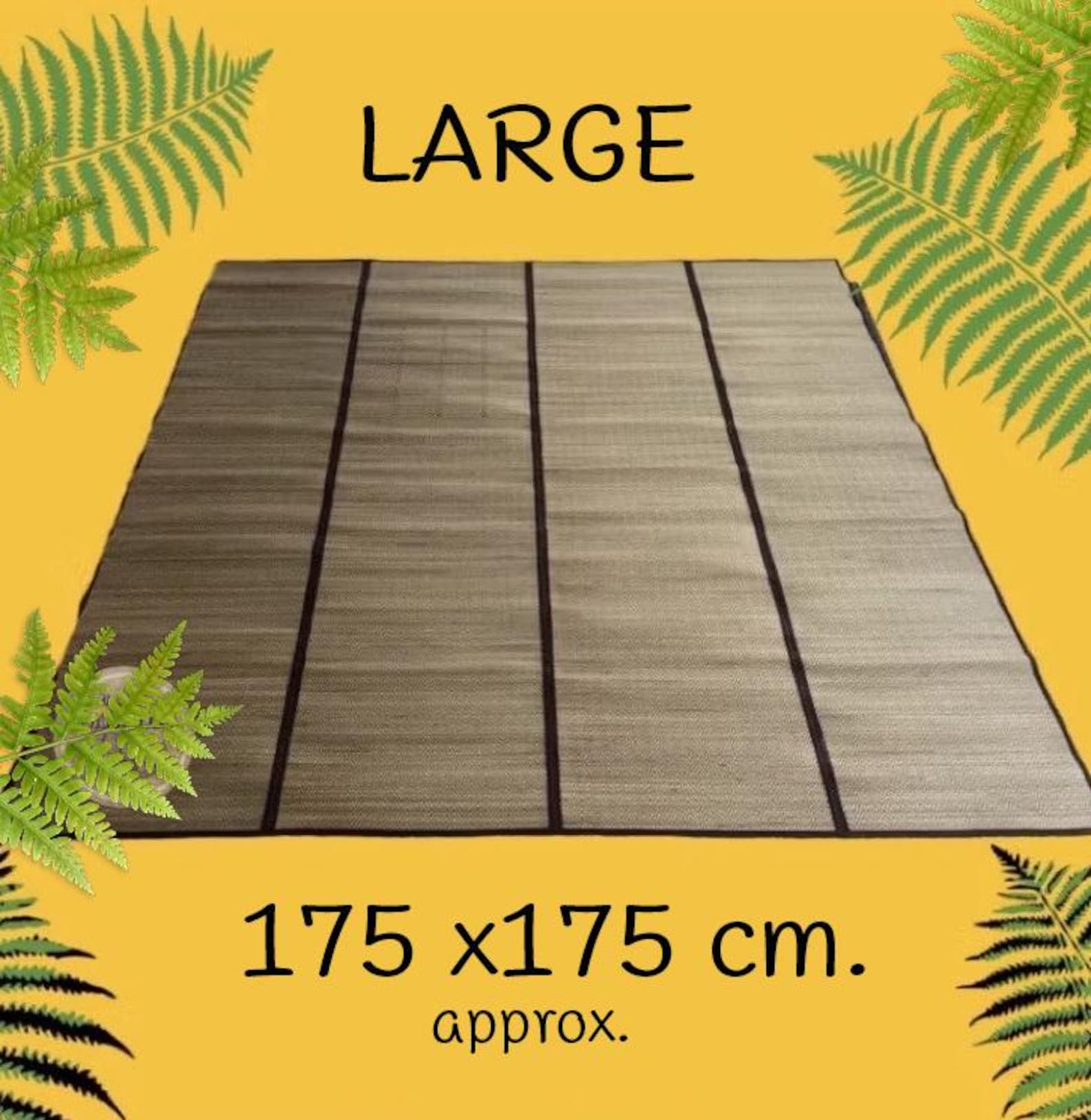 Foldable Thai Reed Mat – Handwoven Eco-friendly Natural Grass Mat for ...