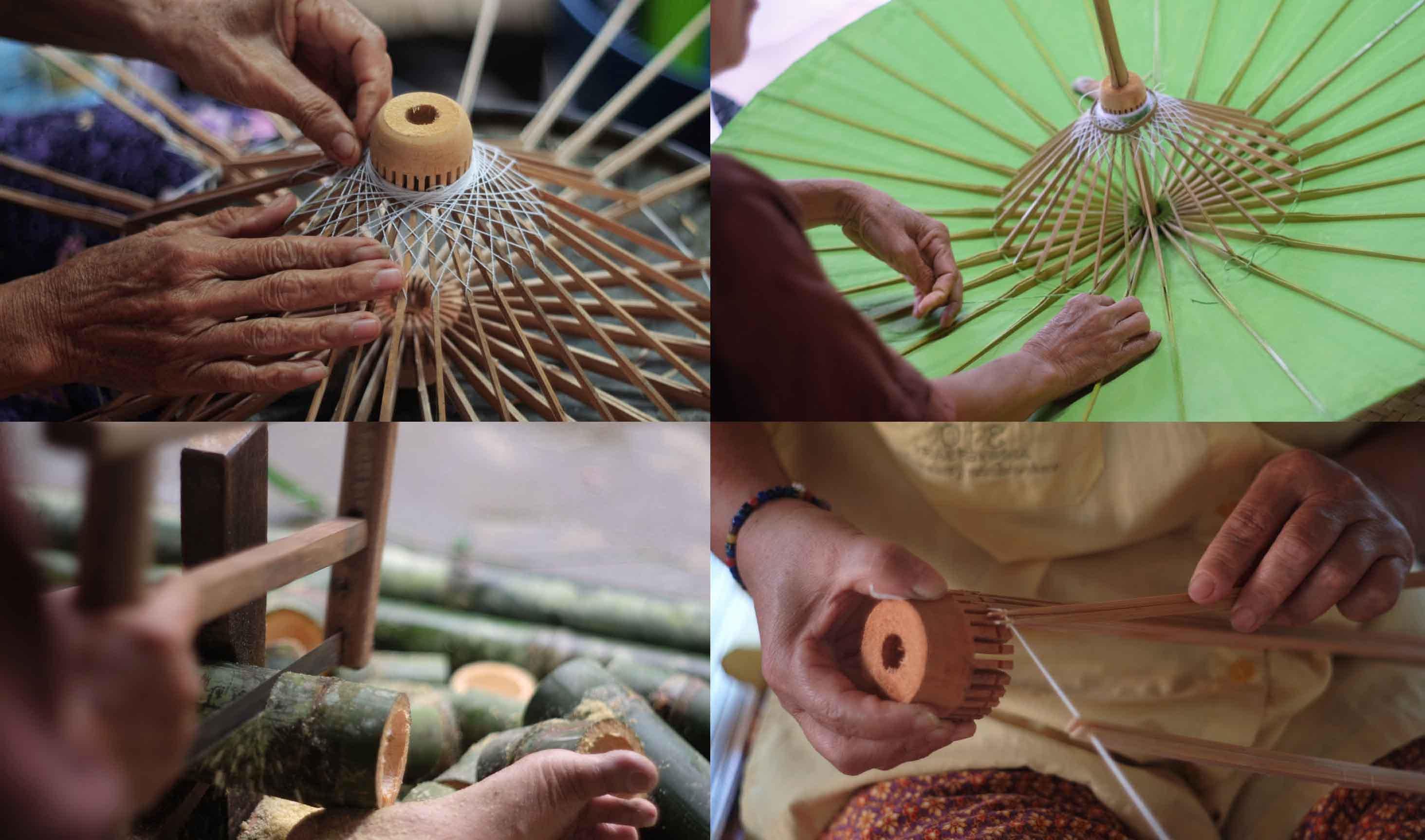 Handgefertigter Lanna Traditioneller Thailndischer Baumwollschirm -  Traditioneller Thailndischer Bambus- & Baumwollgewebe-Sonnenschirm als  Sonnenschirm, Dekoration oder Geschenk Rot U1 - Etsy.de