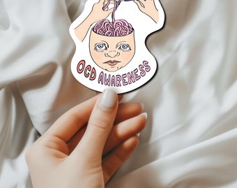 Obsessive Compulsive Disorder Sticker ,  OCD Sticker , Mental Health Disorder Sticker , OCD awareness , OCD awareness sticker