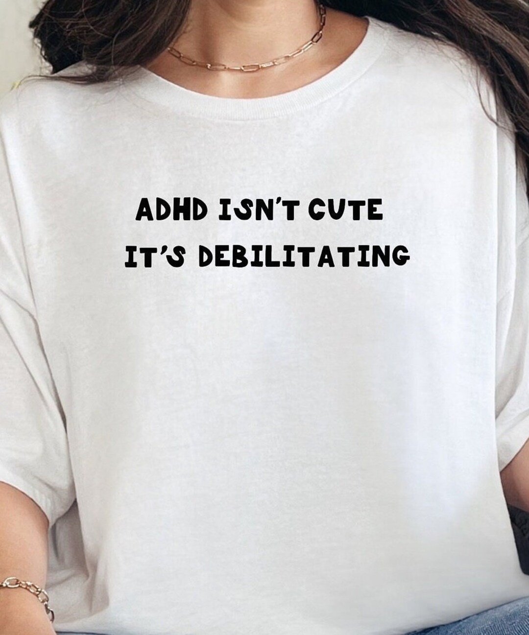 ADHD Isn’t Cute T-shirt, Attention Hyperactivity Deficit Disorder Shirt ...