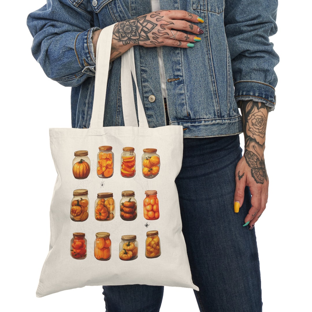 The pumpkin Pickle Jars Tote Bag NEW Perfect Etsy