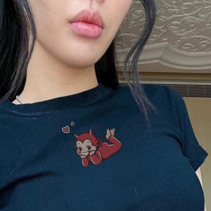 Sonny Angel Baby Tee: Vintage Coquette Graphic, Y2K Streetwear