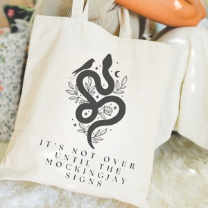 Mocking Jay Canvas  Gift For Book Lovers Mockingjay Sanctuary - Tote Bag