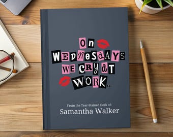 Funny Work Journal, Personalized Sarcastic Notebook, Sassy Gag Gift, Custom journal for coworker, work desk decor, gifts for boss friends
