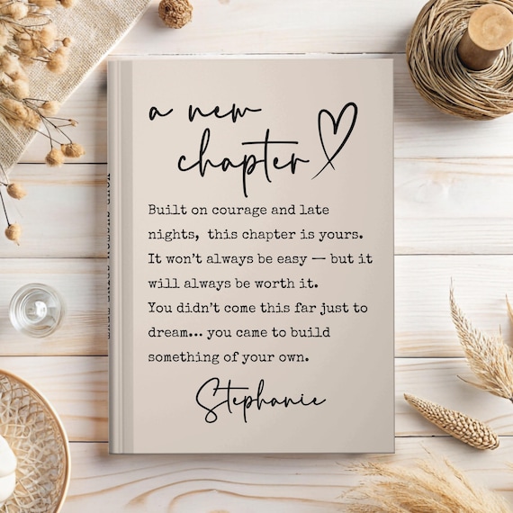 Entrepreneur Journal Personalized, Small Business Owner Gift, Boss Babe Notebook, Girl Boss Gift, Woman Owned Business Gift for Her