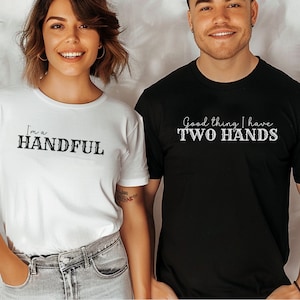 Funny Matching Couple Shirts,  Boyfriend Girlfriend T-Shirts, His and Hers Gift for Parents, Anniversaries, Husband Wife Tees, Family Tshirt