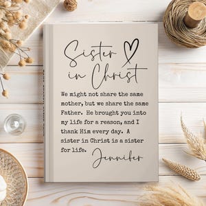 Christian Gifts for Women Bible Verse Journal Religious Gifts for Sister in Christ Best Friend Birthday Gift Inspirational Bible Study Group
