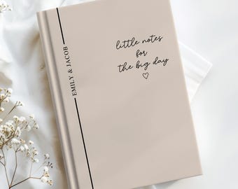 Wedding Notebook Engagement Gift Future Bride Gift Couple Engagement Personalized Journal Bridal Shower Gift from Bridal Party to Bride