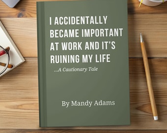 Funny Work Journal Personalized Sarcastic Notebook Relatable Office Humor Gift Custom Journal for Coworker Desk Decor Gifts for Boss Friends