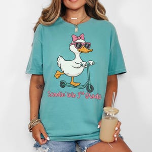 Comfort Colors Third Grade Teacher Shirt, Silly Goose 3rd Grade TShirt, Third Grade Teacher Appreciation Gift, Elementary School T-shirt