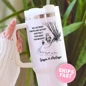 Custom Best Friend Tumbler Gift for Bestfriend Tumbler Best Friends 40oz Tumbler Gifts for Best Friends Cup Besties Tumbler Best Friend Mug