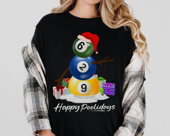 Ho3 Billiard Snooker Pool Player Christmas Holidays Gift T-Shirt Ho3 Billiard Snooker Pool Player Christmas Holidays Gift T-Shirt