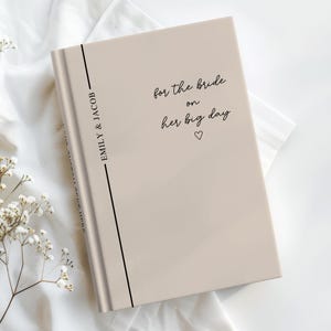 Wedding Notebook Engagement Gift Future Bride Gift Couple Engagement Journal Bridal Shower Gift from Bridal Party to Bride on Her Big Day