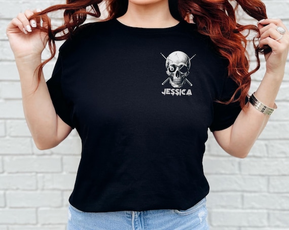Great Pool Billiards Skull T-Shirt & Gift Great Pool Billiards Skull T-Shirt & Gift