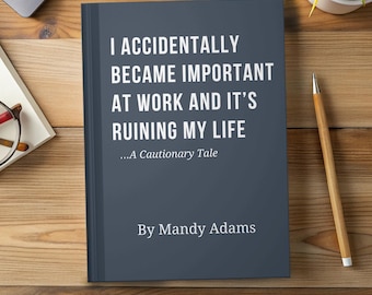 Funny Work Journal Personalized Sarcastic Notebook Relatable Office Humor Gift Custom Journal for Coworker Desk Decor Gifts for Boss Friends