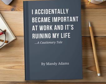 Funny Work Journal Personalized Sarcastic Notebook Relatable Office Humor Gift Custom Journal for Coworker Desk Decor Gifts for Boss Friends