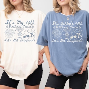 Custom Cruise Birthday Crew Shirt, Personalized Birthday Shirt, Bday Group Tee, Cruise Birthday Party Shirt, Bday Cruise 2025 Friends Cruise