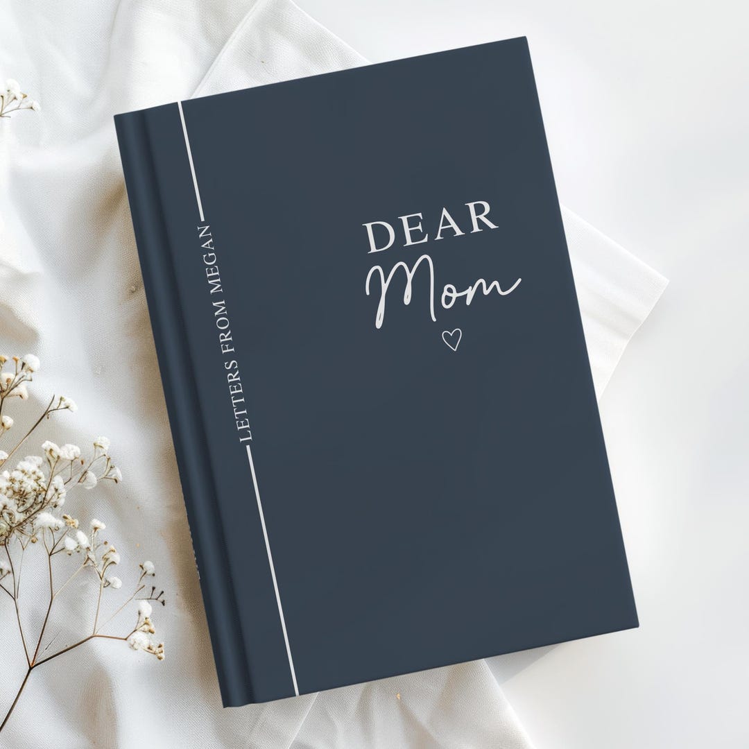 Letters to My Mom Custom Grief Journal, Loss of Mother Sympathy Gift ...